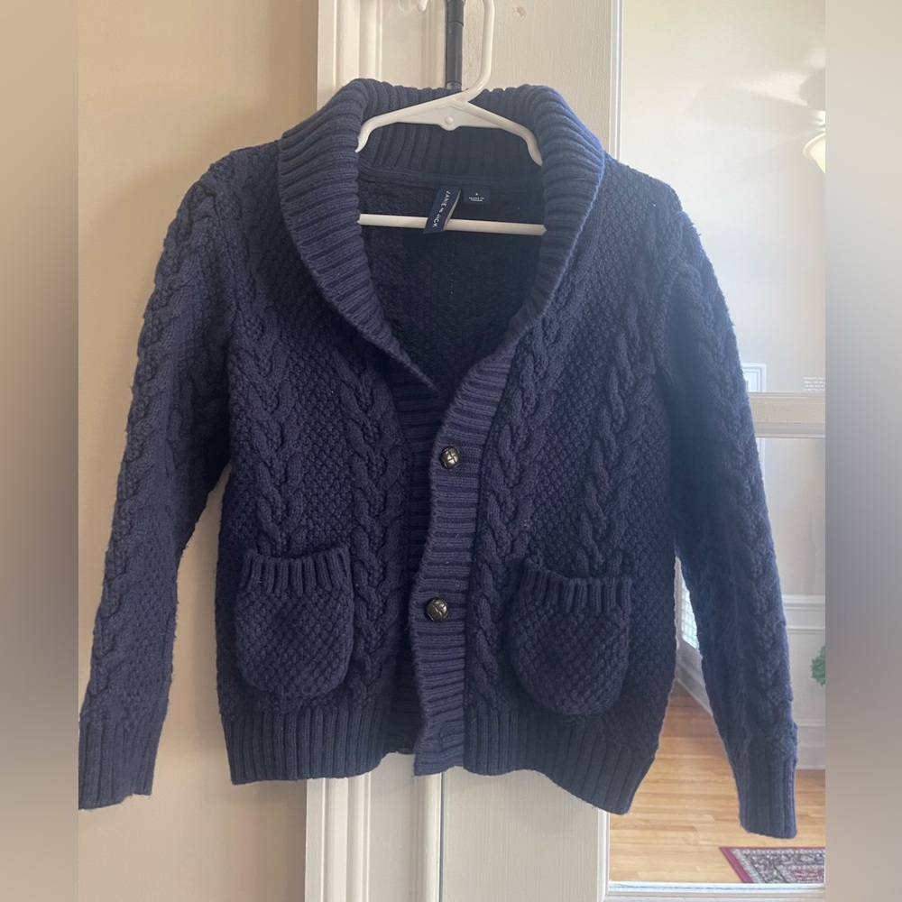 Janie & Jack 3T Blue Sweater Cardigan